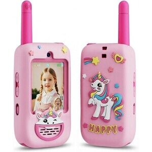 Kids Video Walkie Talkies, 2 Pack Walkie Talkies with Screen